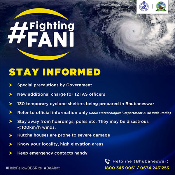 Cyclone FANI Alert